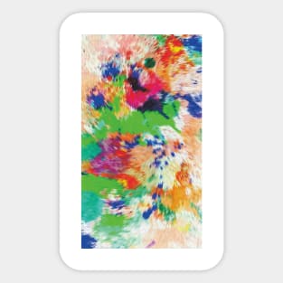 Abstract Colorful Vortex Sticker